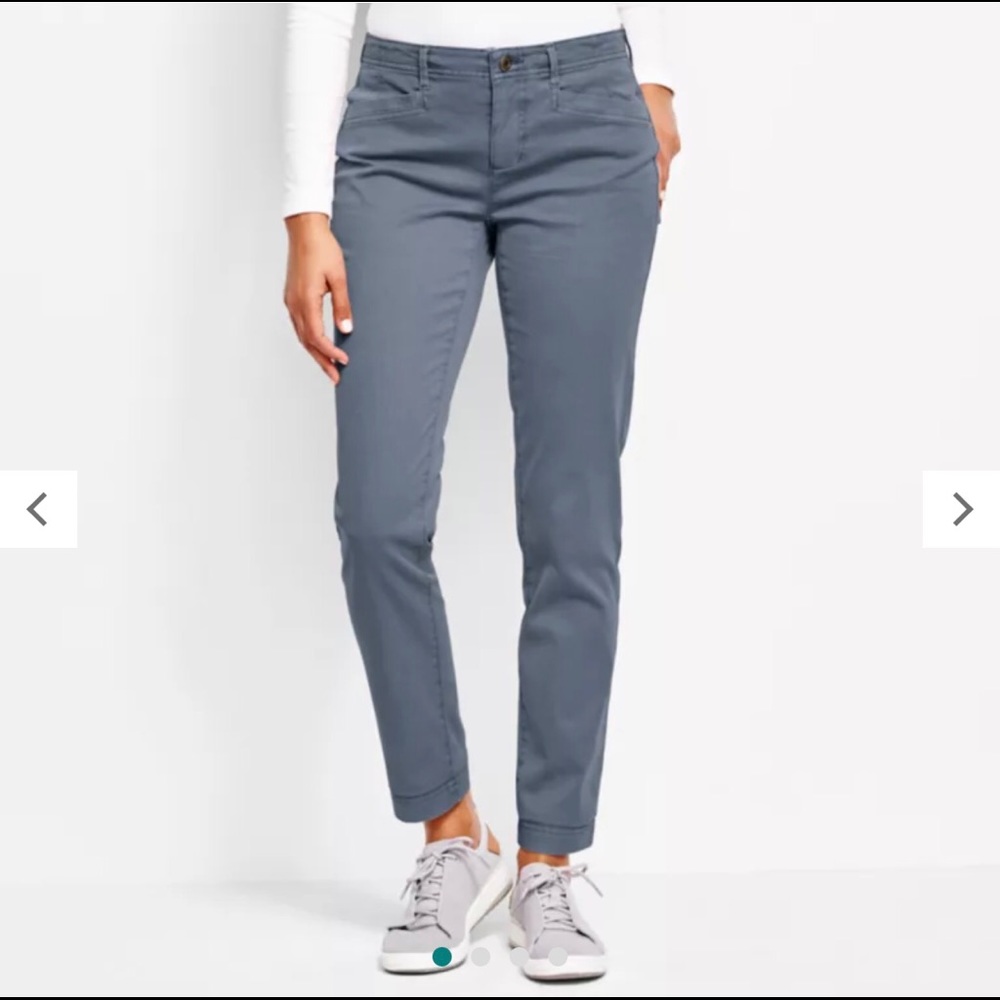 NWT  every day girlfriend style ankle chino color gray & army green from Orvis